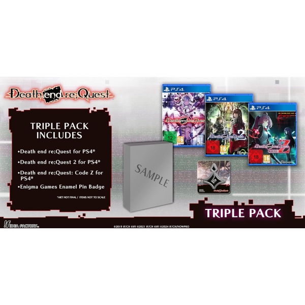 Death end re;Quest/ Death end re;Quest 2/ Death end re;Quest: Code Z - Triple Pack (PlayStation 4)